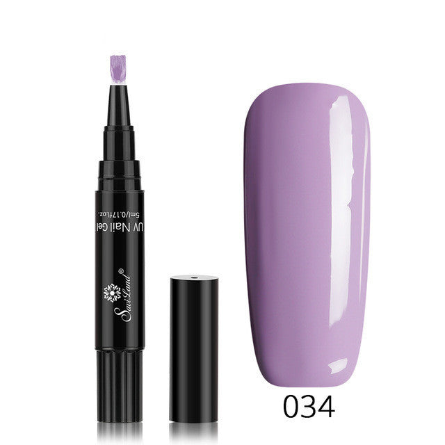 3 In 1 Gel Nail Varnish Pen Glitter One Step Nail Art Gel Polish Hybrid 3 In 1 Gel Nail Varnish Pen Glitter One Step Nail Art Gel Polish Hybrid